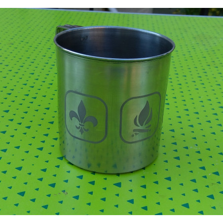 Nerez hrnek - Motiv Stanování