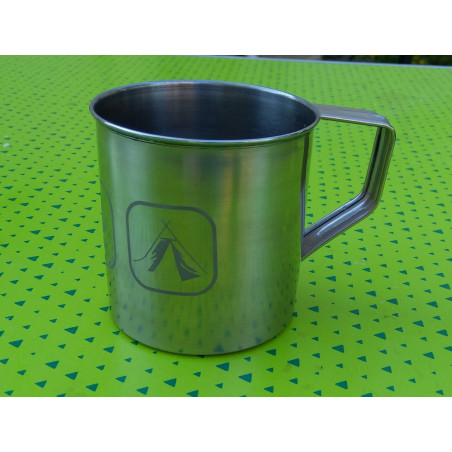 Nerez hrnek - Motiv Stanování