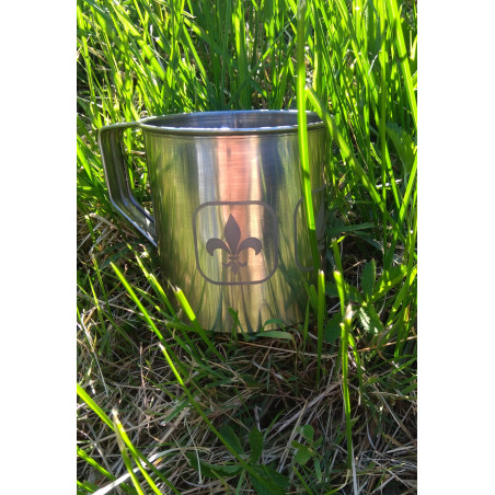 Nerez hrnek - Motiv Stanování