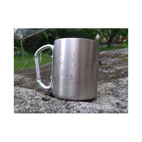 Hrnek s karabinou - Motiv hory