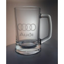 Půllitr Audi - ideální dárek pro příznivce automobilů Audi