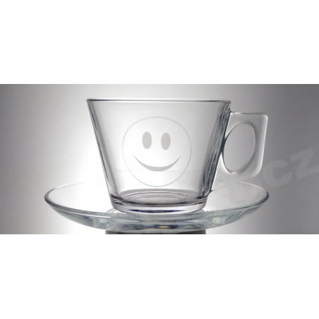 Šálek na kávu s úsměvem
