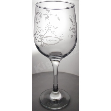 Sklenička na víno cibulák - skvělý dárek pro nadšence do cibulákových motivů