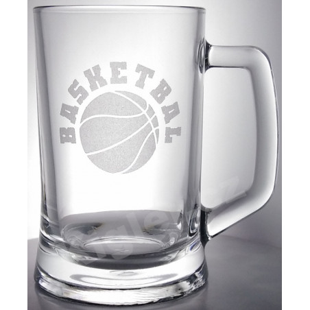 Půllitr basketbal - ideální dárek pro příznivce tohoto sportu