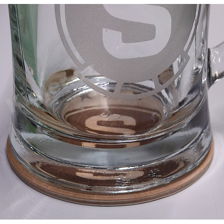 Dřevěný podtácek pod půllitr Sparta