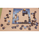 Dřevěné puzzle Vlak na nástupišti