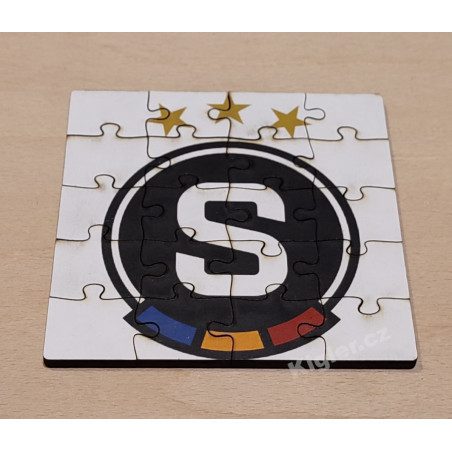 Dřevěné puzzle podtácek Sparta