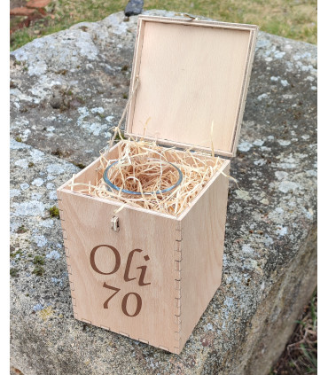 Dárková sada krabičky se skleničkou na kávu a čaj