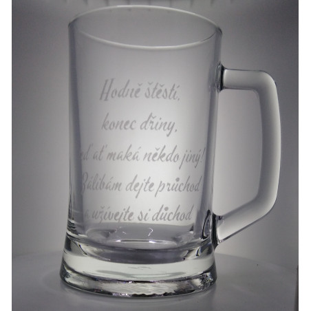 Dárek třetinka s vlastním obrázkem a textem – originální dárek na přání