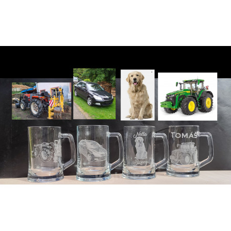 Dárek třetinka s vlastním obrázkem a textem – originální dárek na přání