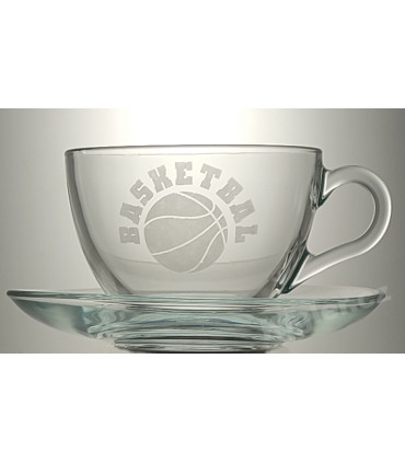 Šálek na kávu basketbal - ideální dárek pro příznivce basketbalu