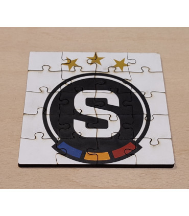 Dřevěné puzzle podtácek Sparta