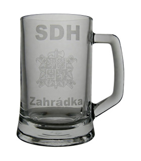 Půllitr s motivem SDH – dárek na přání pro dobrovolné hasiče