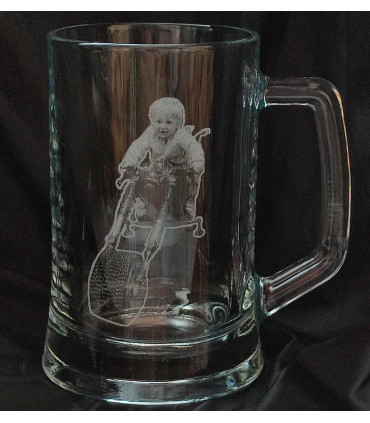 Půllitr s vaší fotkou motorky na přání - dárek pro motorkáře