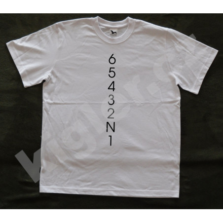 Motorkářské tričko bílé 1N23456 - verze 4