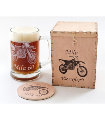 Půllitr s vlastním obrázkem a textem – originální dárek na přání