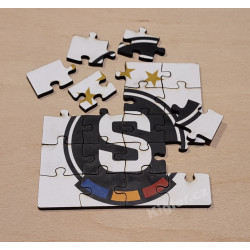Dřevěné puzzle podtácek Sparta